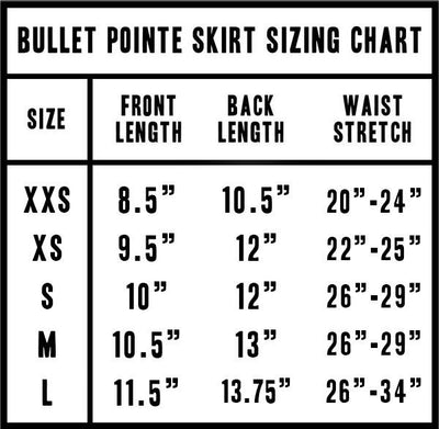 Bullet Pointe - Ballet Skirt - Royal
