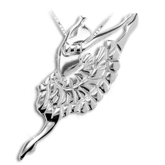 Mikelart Necklace Pendant Ballerina Dancer Kitri