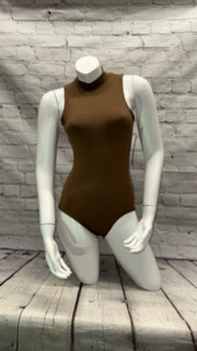 Uniform - Chocolate Ballerinas - Adult - Sleeveless, Mock Neck Company Chocolate Leotard