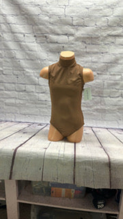 Uniform - Chocolate Ballerinas - Kids- Sleevelss, Mock Neck Company Chocolate Leotard
