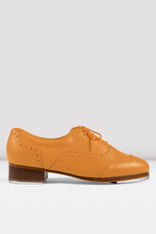 BLOCH - SO313 - LIMITED EDITION - ORANGE Textured Leather Jason Samuel Smith Tap Shoe MENS