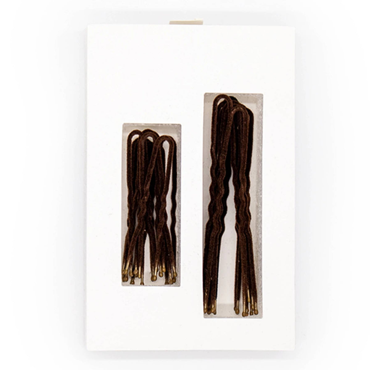 Frenchies - Frenchies Fabulous Flocked Hairpin - Brown Brunette