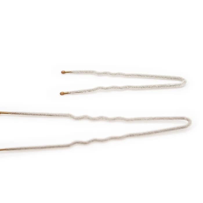 Frenchies - Frenchies Fabulous Flocked Hairpin - Gray