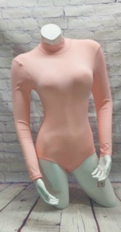 Uniform - Chocolate Ballerinas - Adult - Long Sleeve, Mock Neck Non - Company Pink Leotard