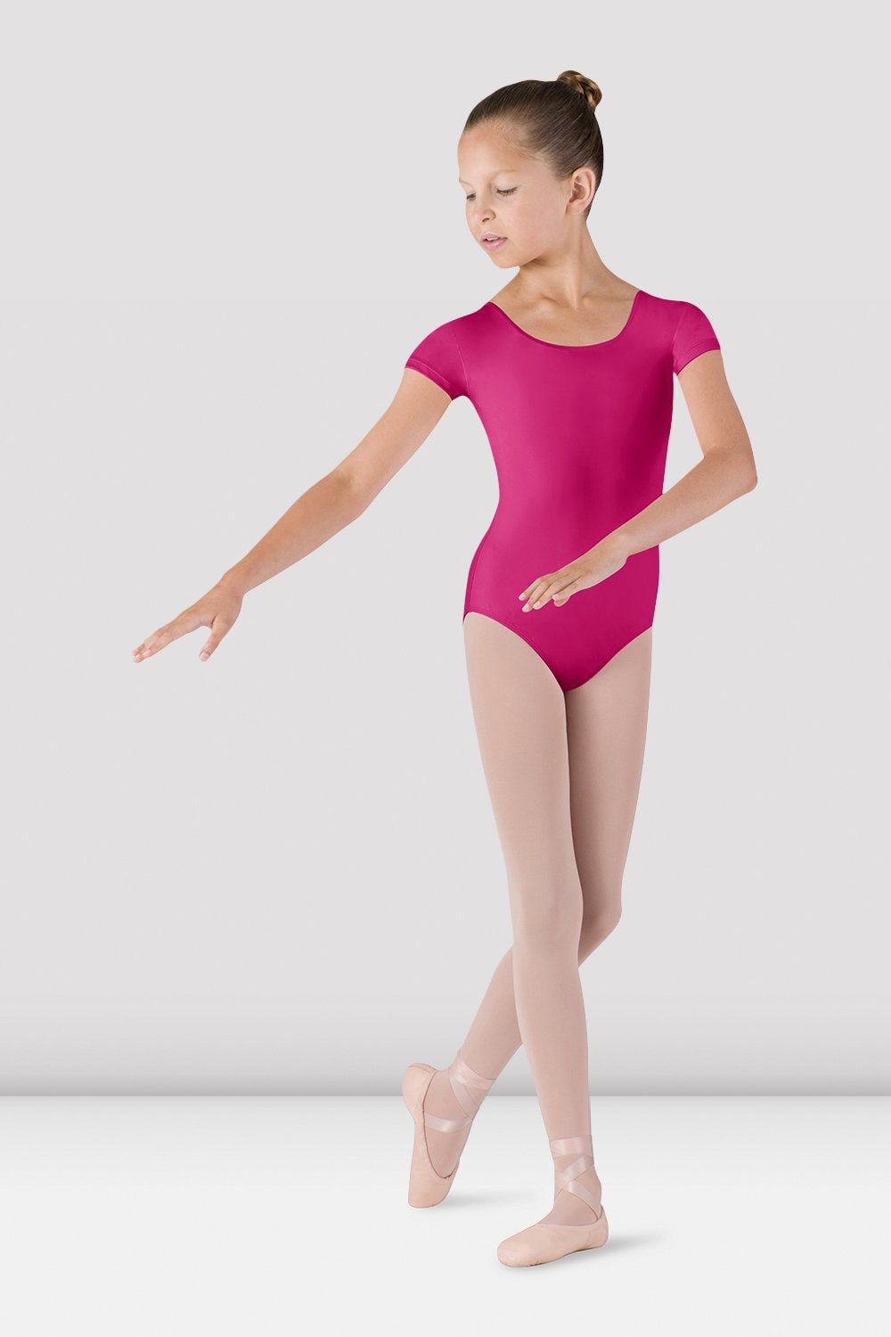 BLOCH - CL5602 Girls Cap Sleeve Leotard  Berry