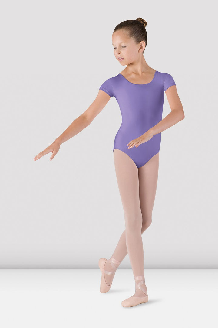 BLOCH - CL5602 Girls Cap Sleeve Leotard  Lavender