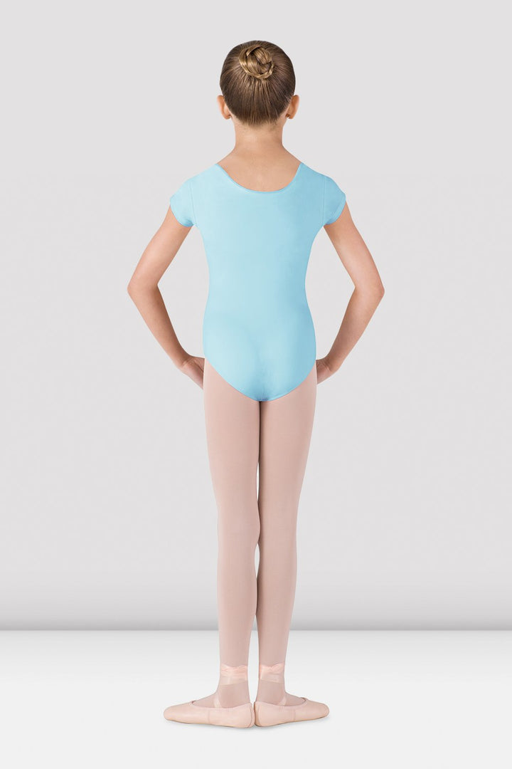 BLOCH - CL5602 Girls Cap Sleeve Leotard  Pastel Blue