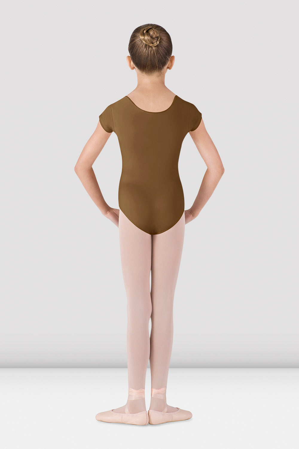 BLOCH - CL5602 Girls Cap Sleeve Leotard  Almond