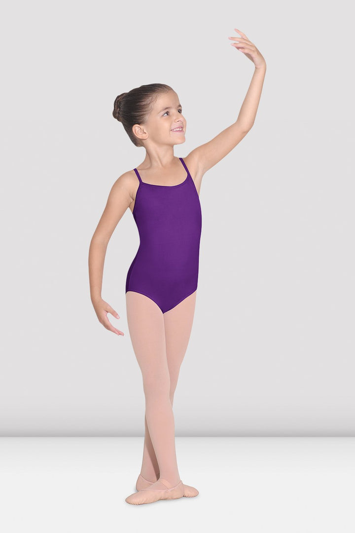 BLOCH - CL5607 - Girls Parem Camisole Leotard Aubergine