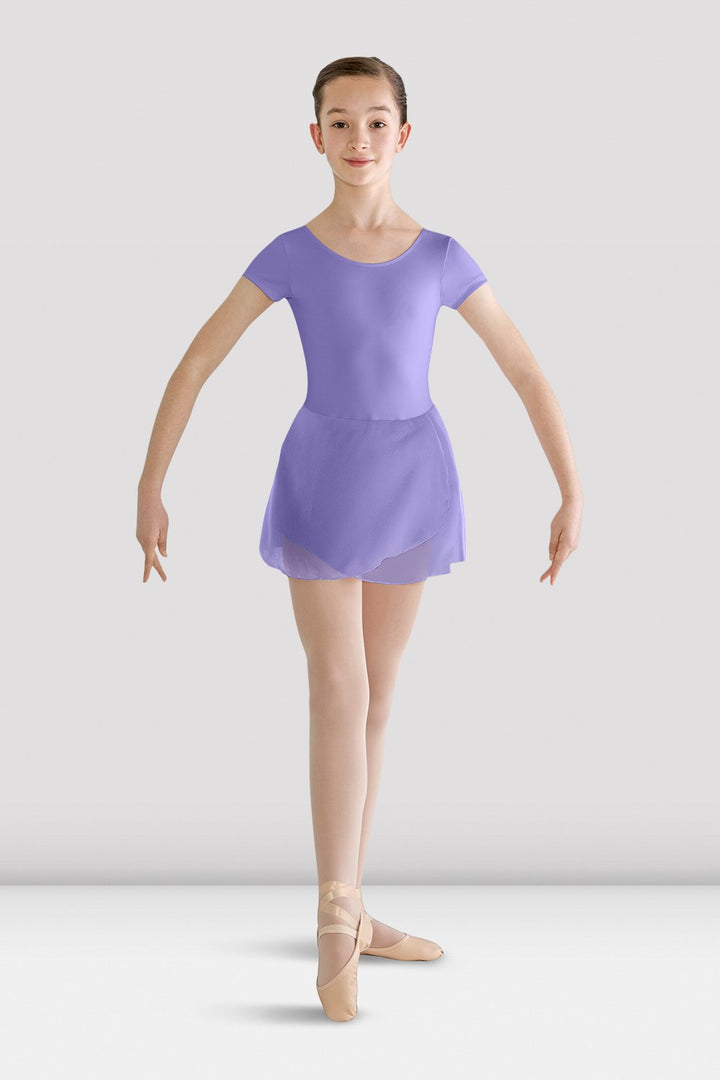 BLOCH - CL8262 - Short Sleeve Skirted  Dress   Lavender