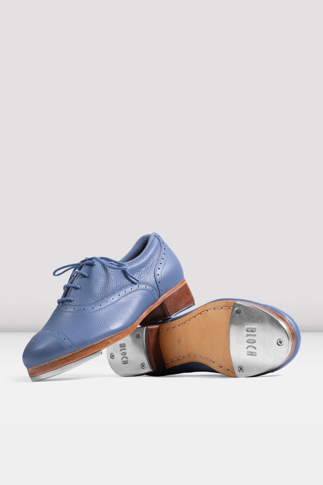 BLOCH - SO313 - LIMITED EDITION 2026  - SKY Blue Textured  Leather Ladies Jason Samuels Smith Tap Shoe Ladies