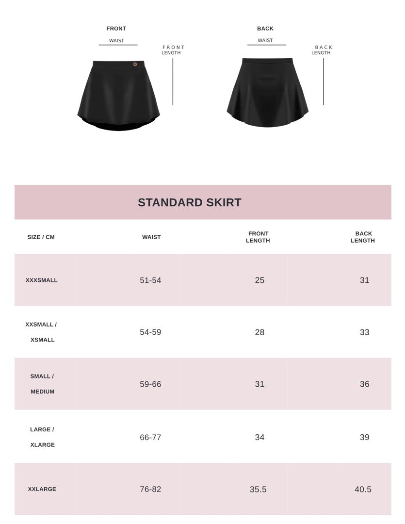 Danse de Paris - Nutcracker 25 - Mesh Short Ballet Skirt