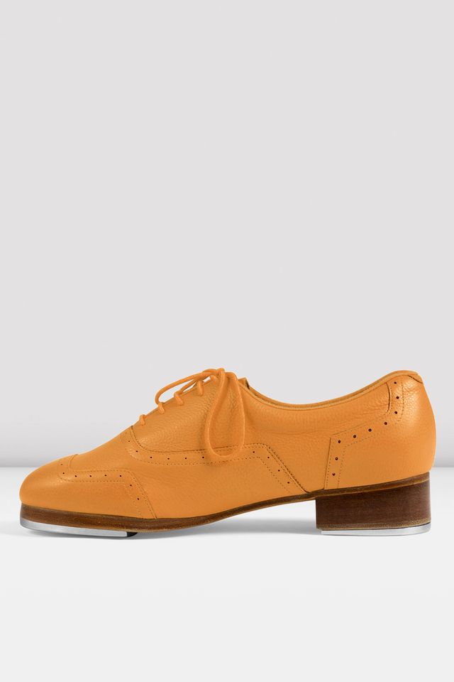 BLOCH - SO313 - LIMITED EDITION - ORANGE Textured Leather Jason Samuel Smith Tap Shoe MENS