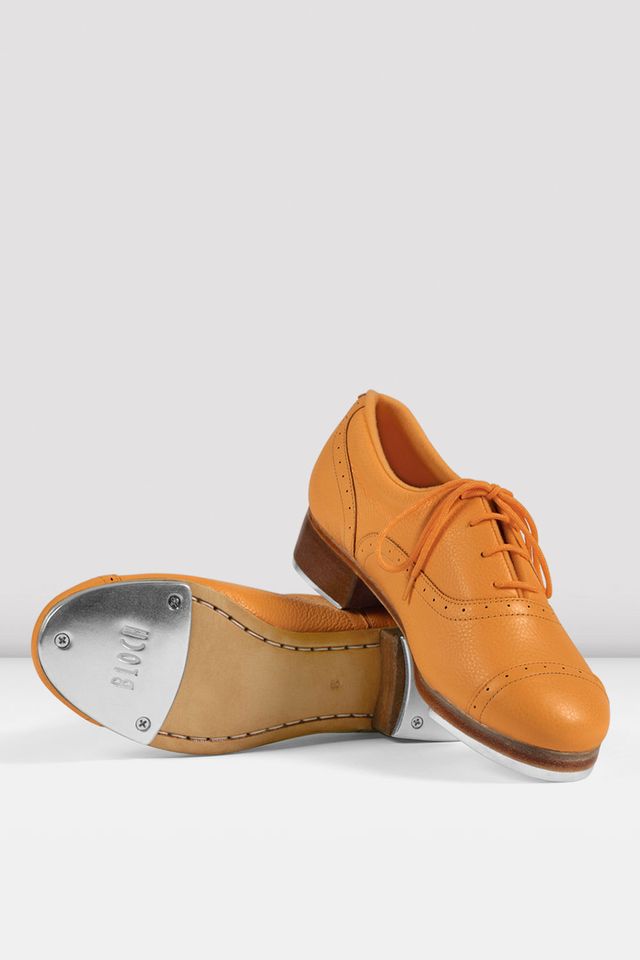 BLOCH - SO313 - LIMITED EDITION 2026  - ORANGE Textured  Leather Ladies Jason Samuels Smith Tap Shoe Ladies