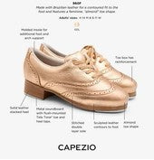 AVAILABLE  NOW - LIMITED Edition GOLD - Capezio Roxy Tap Shoe 2025 960F