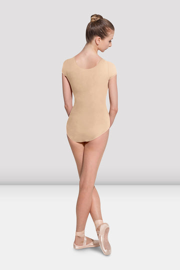 BLOCH - L5602 Ladies Cap Sleeve Leotard  Nude Sand