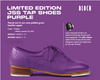 BLOCH - SO313 - LIMITED EDITION - Purple Pebble Leather Jason Samuel Smith Tap Shoe MENS