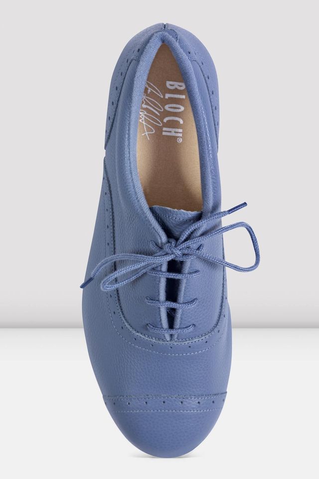 BLOCH - SO313 - LIMITED EDITION 2026  - SKY Blue Textured  Leather Ladies Jason Samuels Smith Tap Shoe Ladies