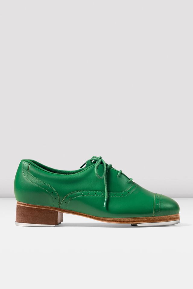 BLOCH Ladies Jason Samuels Smith Smooth Leather Tap Shoes, Emerald Smooth Leather, Size: 8.5 BLOCH Ladies Jason Samuels Smith Smooth Leather Tap Shoes, Emerald Smooth Leather, Size: 8.5