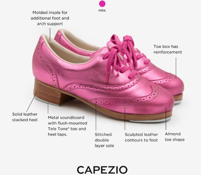 AVAILABLE  NOW LIMITED Edition - Capezio Roxy Tap Shoe 960 2024 Fashion colors 960F -HOT PINK