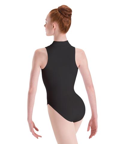 Motionwear - 2206/2776 - Zip-Front Mock-T High-Cut Leotard