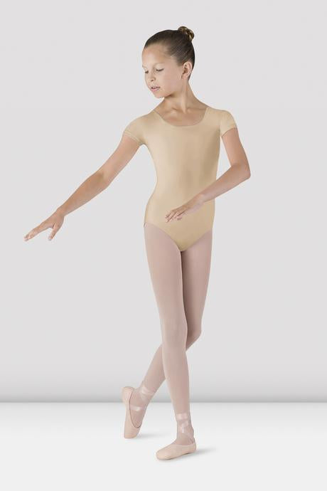 BLOCH - CL5602 Girls Cap Sleeve Leotard  Nude