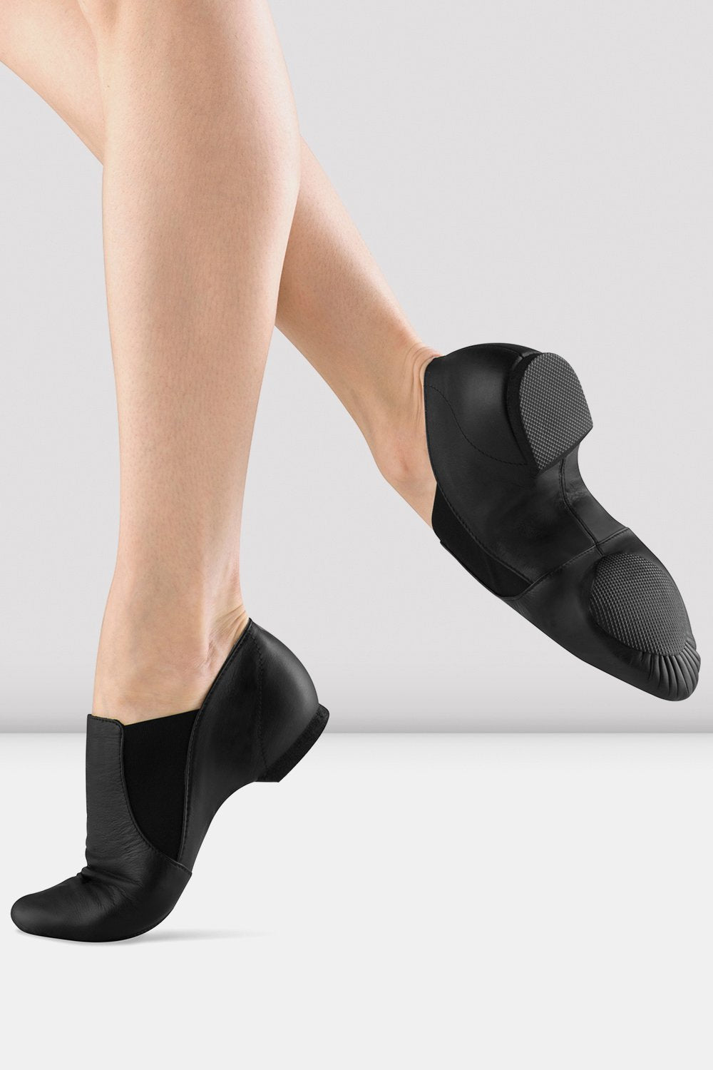 BLOCH - SO499G - Leather Elasta Jazz Booties