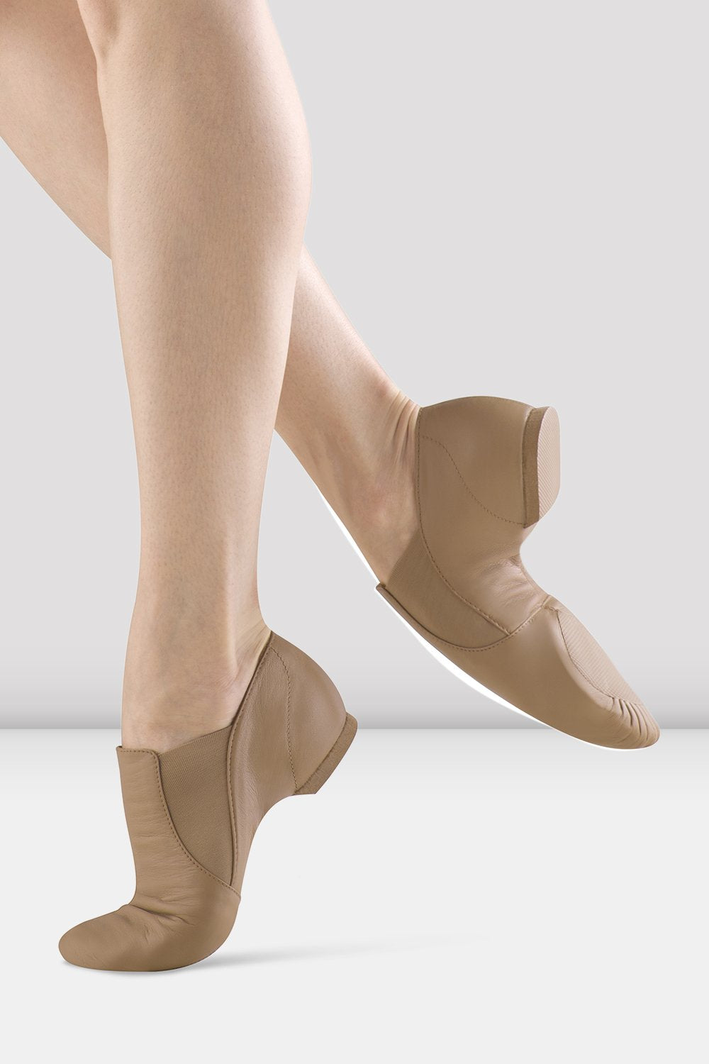 BLOCH -  SO499L - Leather Elasta Jazz Booties