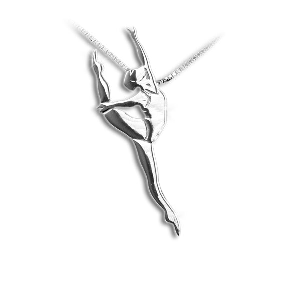 Mikelart Necklace Pendant Ballerina Sissonne