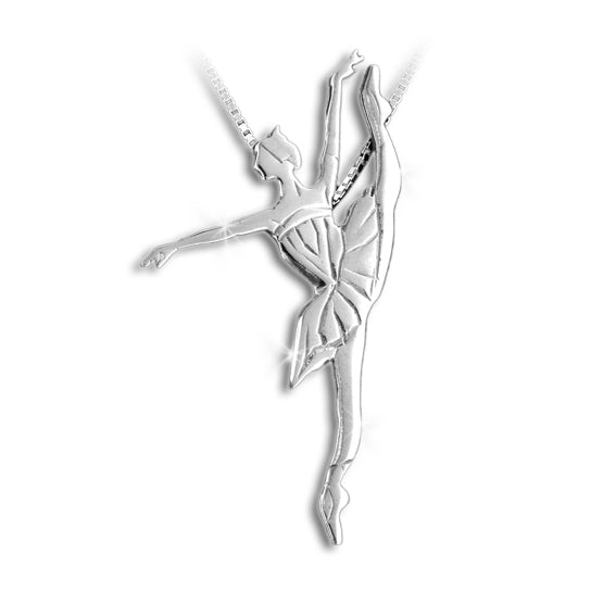 Mikelart Necklace Pendant Ballerina Developpe