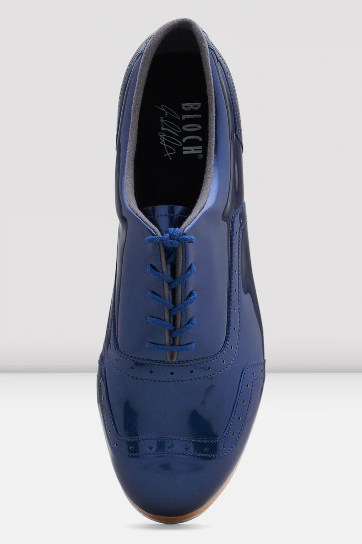 BLOCH - SO313 - LIMITED EDITION - Navy Metallic Patent Jason Samuel Smith Tap Shoe MENS
